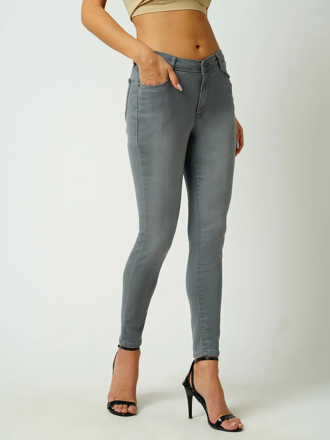 Women High-Rise Skinny Fit Jeans