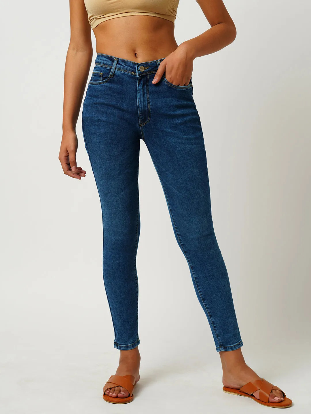 Women High-Rise Skinny Fit Jeans