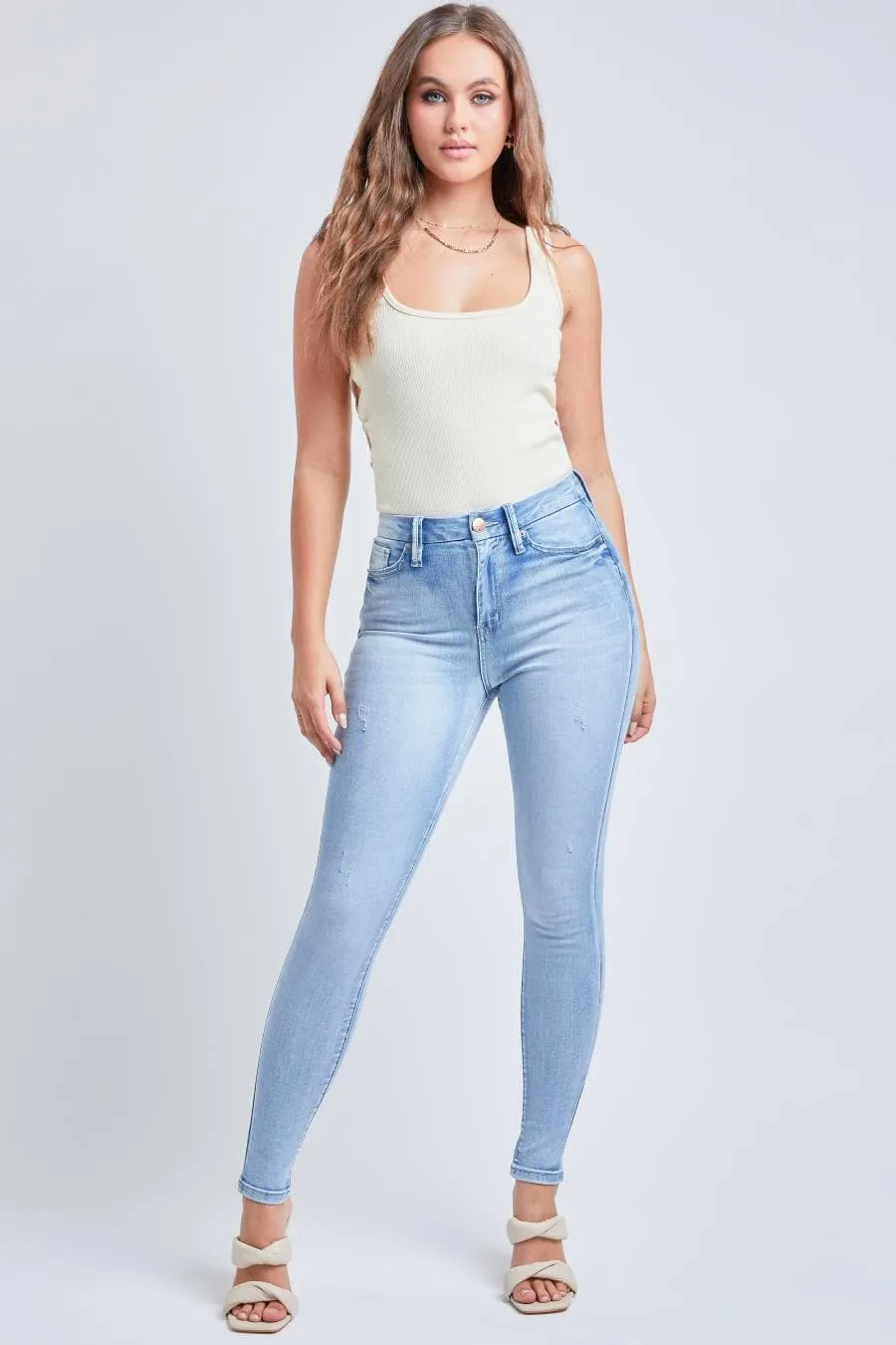 Women's Curvy Fit  Skinny Jeans-sale