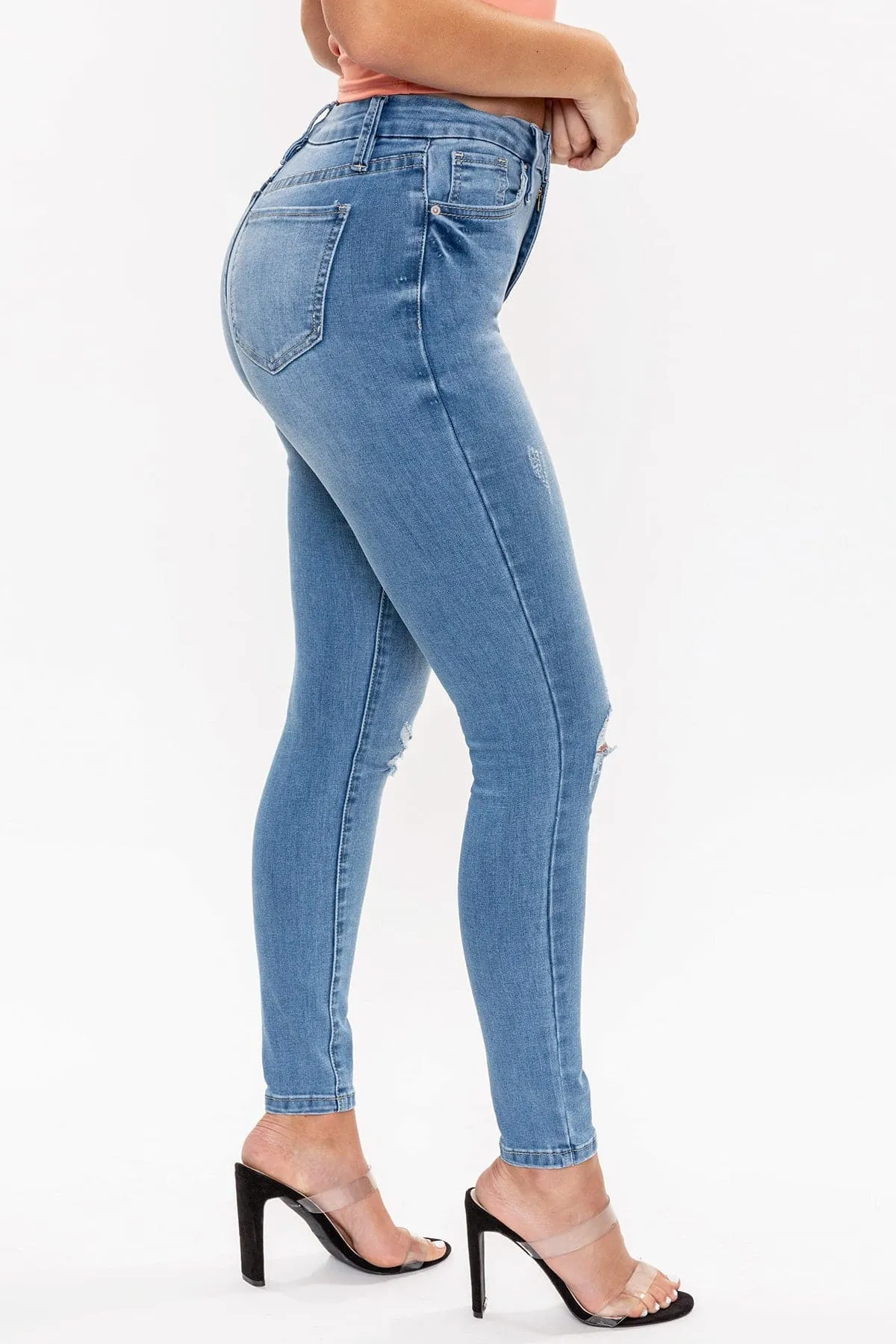 Women's Curvy Fit  Skinny Jeans-sale